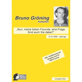 &quot;Nun, meine lieben Freunde, eine Frage: Sind auch Sie dabei?&quot;